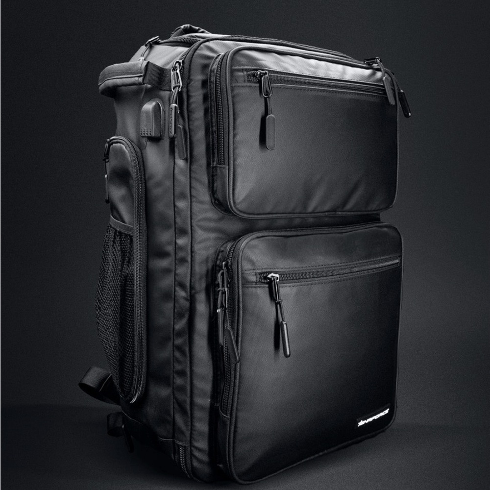 Black Versatile Travel Backpack